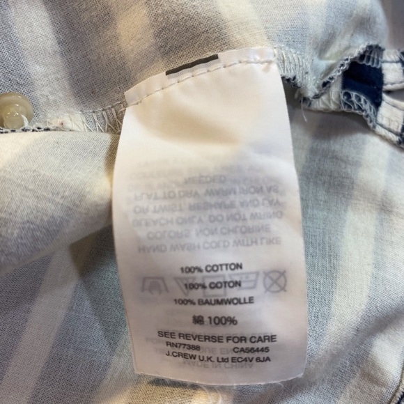 J.Crew Relaxed Striped Top Long Puff Sleeve - Picture 4 of 9